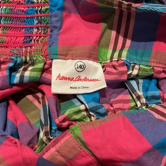 Hanna Andersson Girls Pink Sundress size 140 (size 10) - Picture 3 of 5